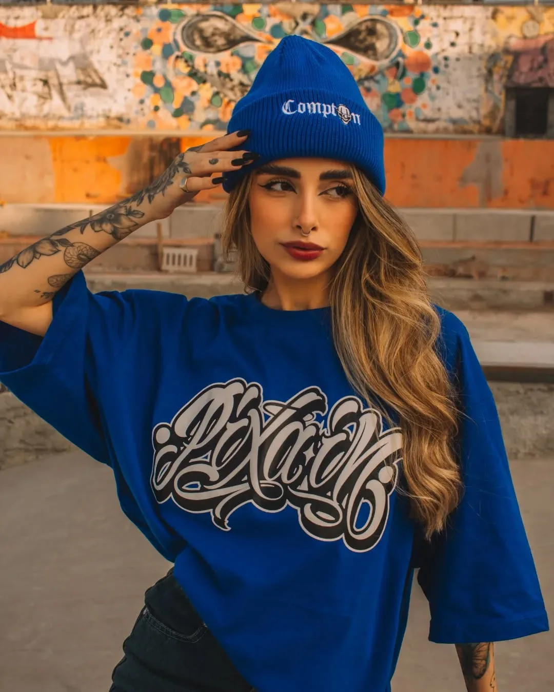 Moletom Pixain azul royal