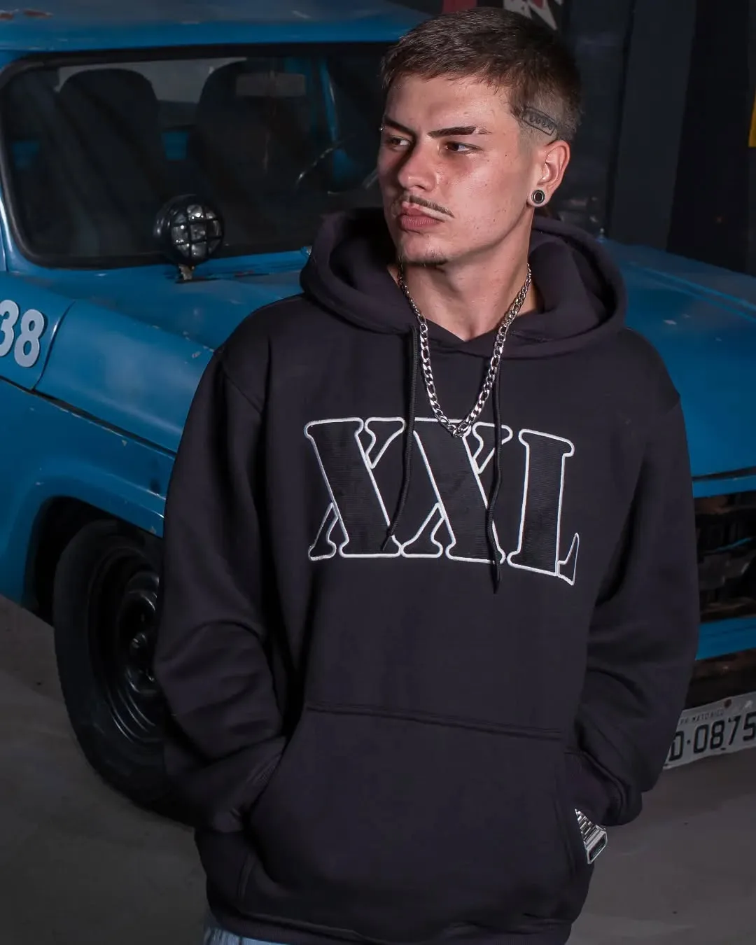 Moletom XXL preto